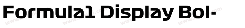 Formula1 Display Bol字体转换 Formula1 Display Bol字体转换
